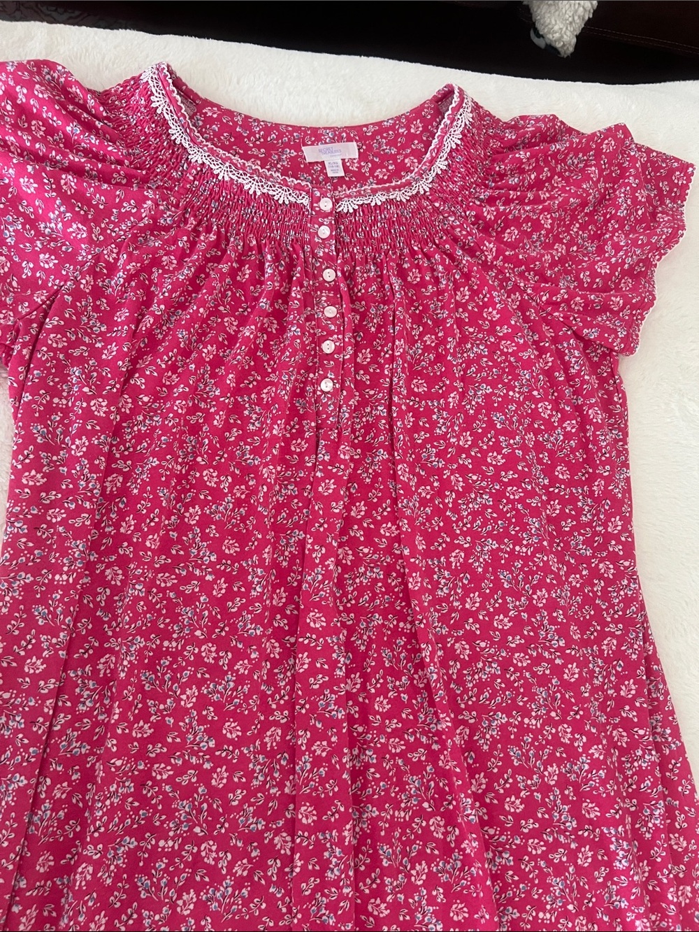 NWNT SecretTreasures sleepwear Pink Floral,Nightgown,Comfortable,stretch,size XL - Picture 9 of 15